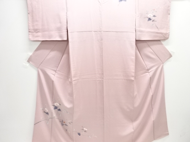 D497 訪問着 作家物 葵文様 正絹 着物 袷 未使用極美品 楽天